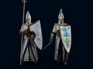 elven warrior 3D मॉडल
