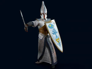elven warrior 3D Model