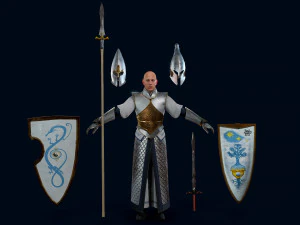 elven warrior 3D Model