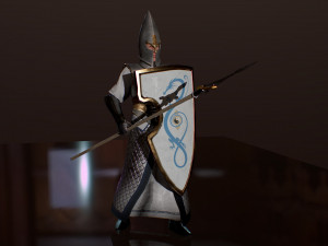 elven warrior 3D मॉडल
