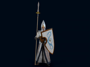 elven warrior 3D मॉडल
