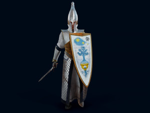 elven warrior 3D मॉडल