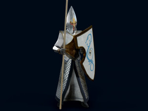 elven warrior 3D मॉडल