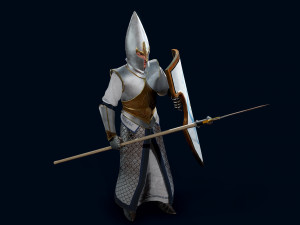 elven warrior 3D मॉडल