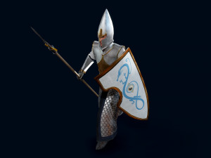 elven warrior 3D मॉडल