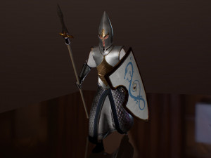 elven warrior 3D मॉडल