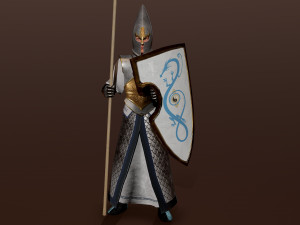 elven warrior 3D मॉडल