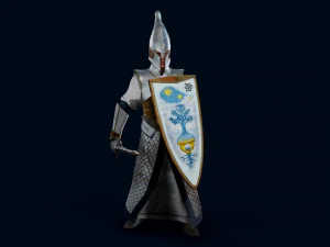 elven warrior 3D Model