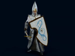 elven warrior 3D मॉडल