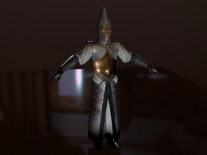 elven warrior 3D मॉडल