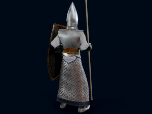 elven warrior 3D मॉडल