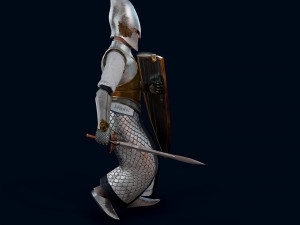 elven warrior 3D मॉडल