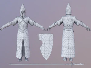 elven warrior 3D Model