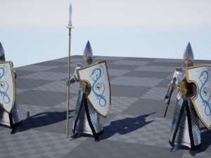 elven warrior 3D मॉडल