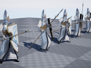 elven warrior 3D मॉडल