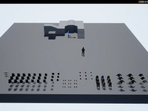 personagem militar modular Modelo 3D