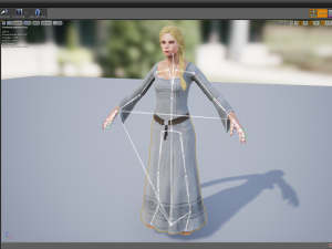 medieval female 3D Model