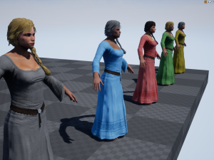 medieval female 3D Model