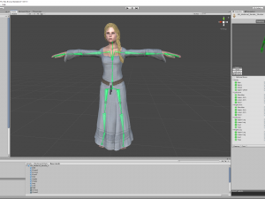 medieval female 3D Model