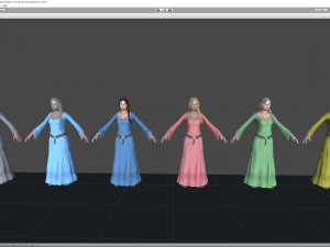 medieval female 3D Model