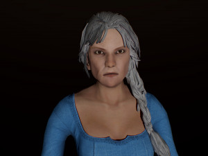 medieval female 3D Model