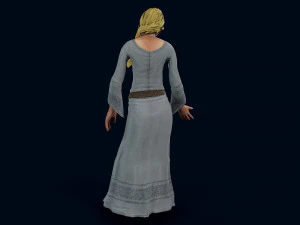 medieval female 3D Model
