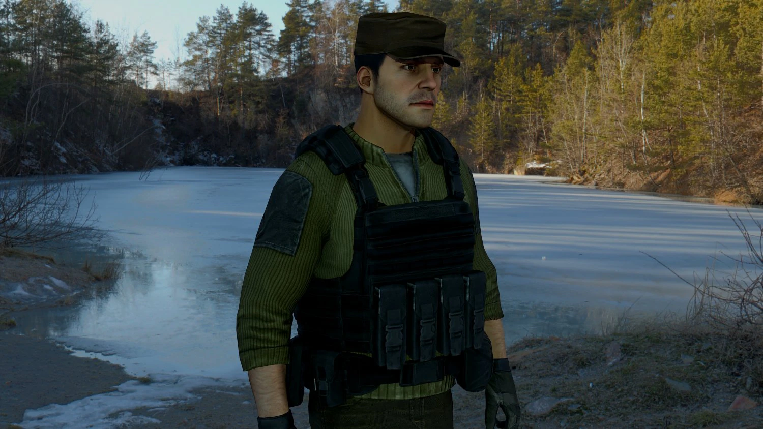 Survivalist 3D Model .c4d .max .obj .3ds .fbx .stl .blend 