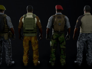 mercenary Model 3D