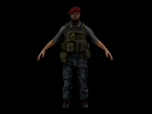 mercenary 3D Model