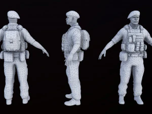 mercenary 3D Model