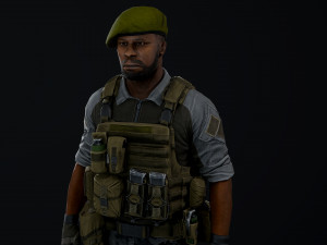 mercenary Model 3D