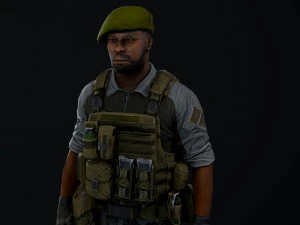 mercenary 3D Model