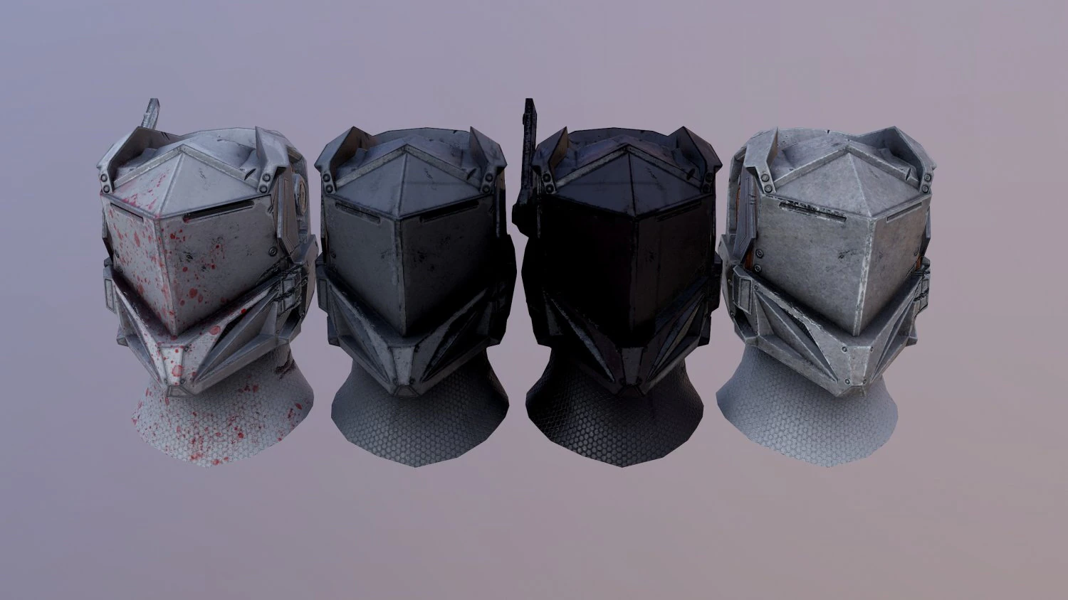 capacete de fic&ccedil;&atilde;o cient&iacute;fica Modelo 3D .c4d .max .obj .3ds .fbx .stl .blend 