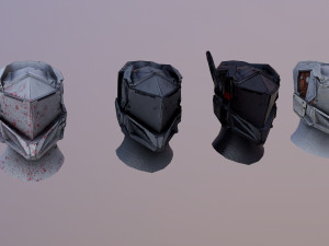 sci-fi helmet Modelo 3D