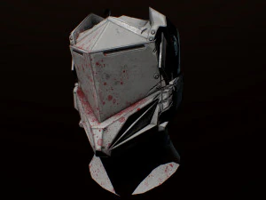 capacete de fic&ccedil;&atilde;o cient&iacute;fica Modelo 3D