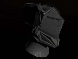 capacete de fic&ccedil;&atilde;o cient&iacute;fica Modelo 3D