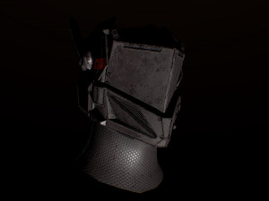 sci-fi helmet Modelo 3D