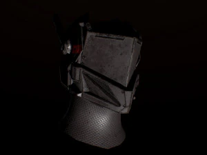 capacete de fic&ccedil;&atilde;o cient&iacute;fica Modelo 3D