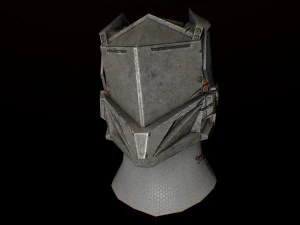 capacete de fic&ccedil;&atilde;o cient&iacute;fica Modelo 3D