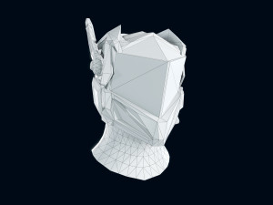 sci-fi helmet Modelo 3D
