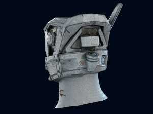 sci-fi helmet Modelo 3D