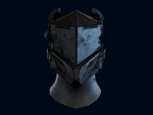 capacete de fic&ccedil;&atilde;o cient&iacute;fica Modelo 3D