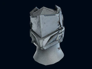 capacete de fic&ccedil;&atilde;o cient&iacute;fica Modelo 3D