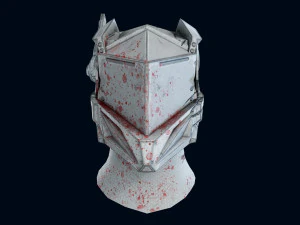 capacete de fic&ccedil;&atilde;o cient&iacute;fica Modelo 3D