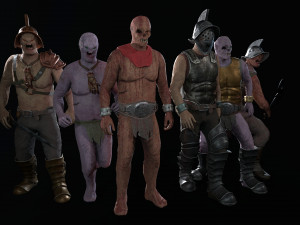 crypt fiend - modular character 3Dモデル