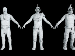 crypt fiend - modular character 3D Model