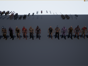 crypt fiend - modular character 3Dモデル