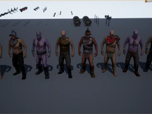 crypt fiend - modular character 3D Model