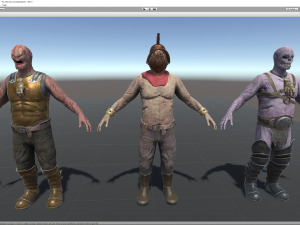crypt fiend - modular character 3Dモデル