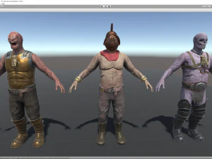 crypt fiend - modular character 3D Model